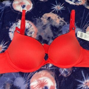 Bra Size 34A embraceable tailored push-up Red Vamp NWT